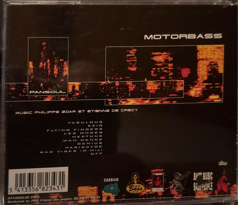 Pansoul - Motorbass (CD) music collectible [Barcode 5413356823431] - Main Image 2