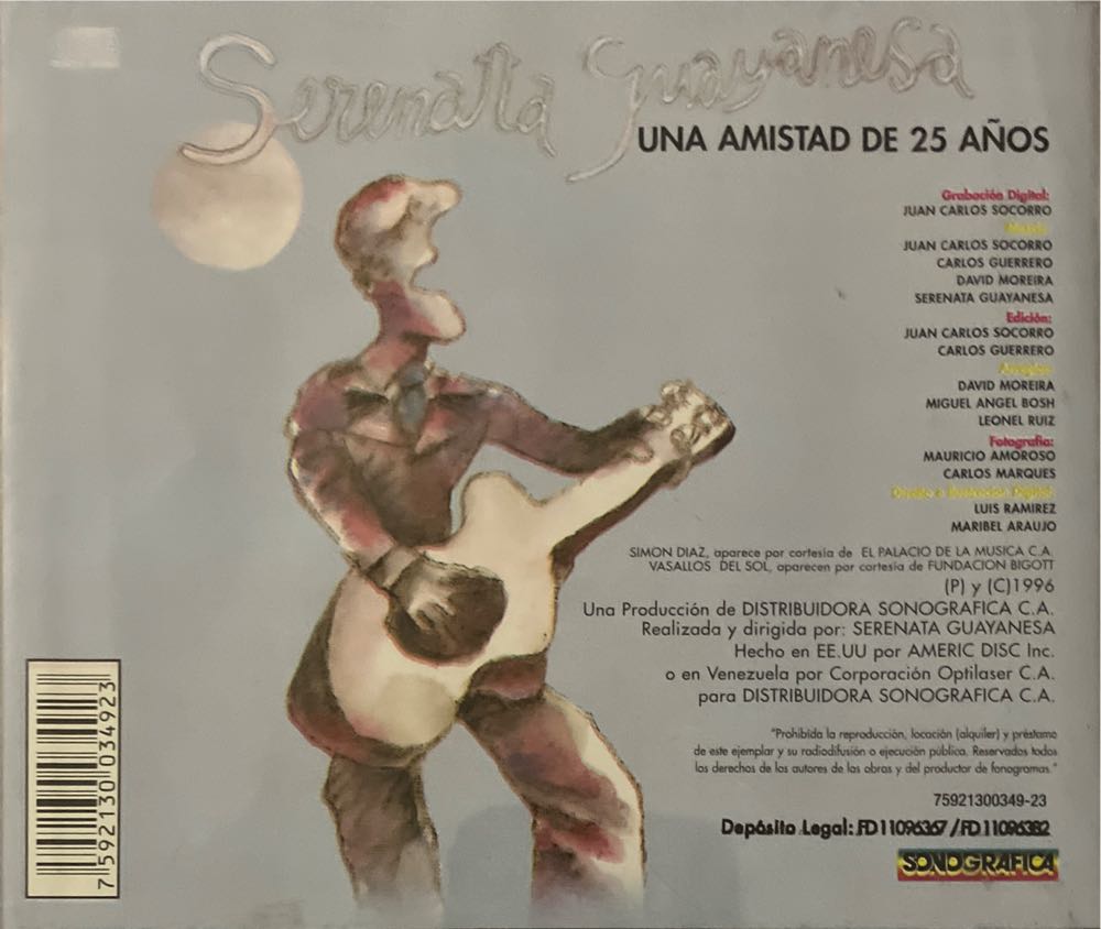 Una Amistad de 25 A~os - 32 Serie (CD) music collectible [Barcode 7592130034923] - Main Image 2