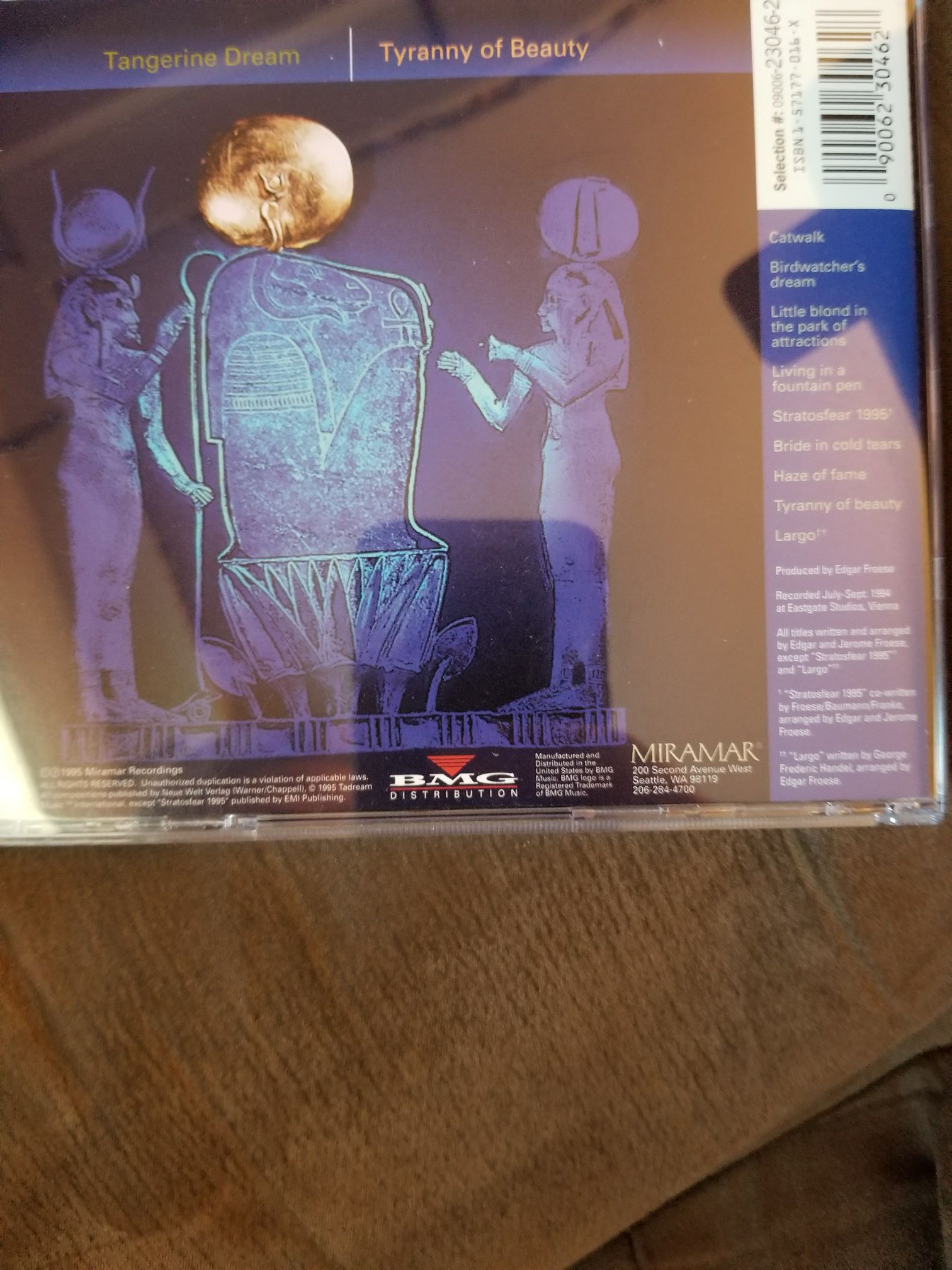 Tyranny Of Beauty - Tangerine Dream (MP3 - 57) music collectible [Barcode 090062304628] - Main Image 2