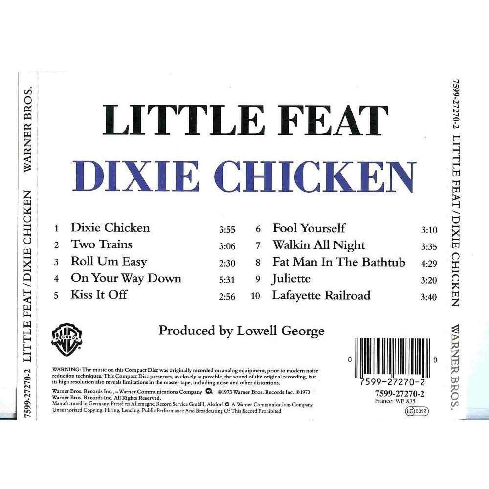 Dixie Chicken - Little Feat (CD) music collectible [Barcode 4943674071555] - Main Image 2