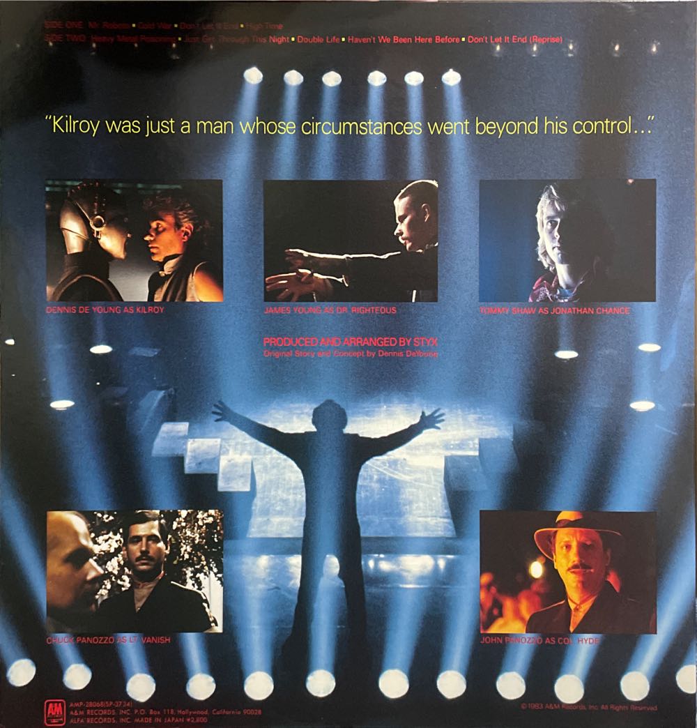 Kilroy Was Here - Styx (12”) music collectible - Main Image 2