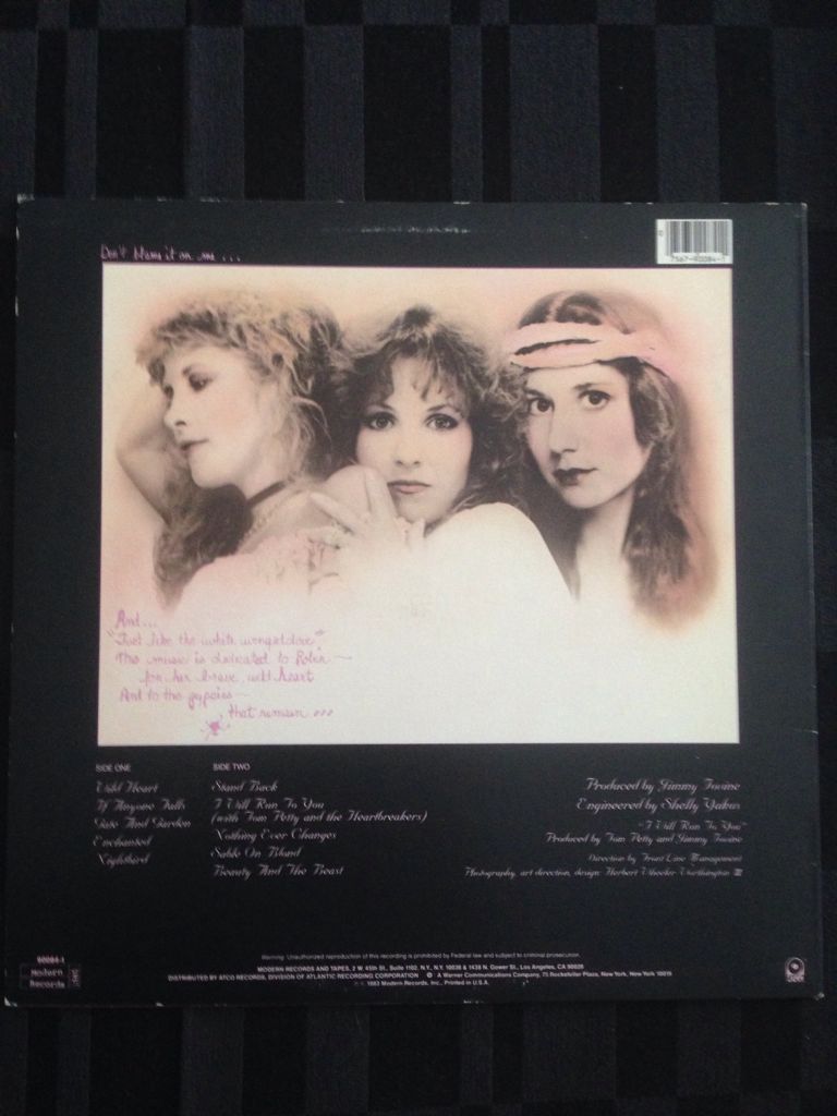 The Wild Heart - Nicks, Stevie (CD - 4511) music collectible [Barcode 075679008411] - Main Image 2
