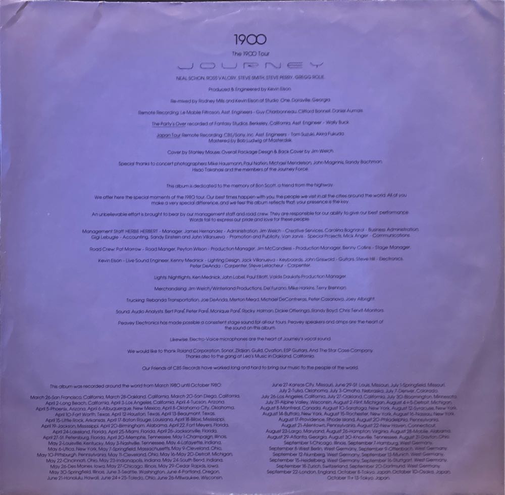 Captured - Journey (12”) music collectible [Barcode 074643701617] - Main Image 4