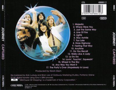 Captured - Journey (12” - 71) music collectible [Barcode 074646772126] - Main Image 2