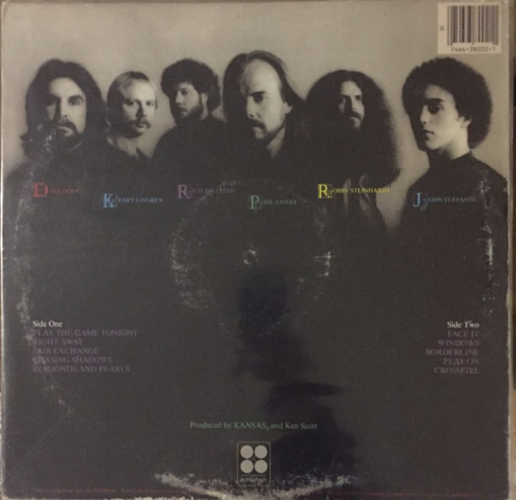 Vinyl Confessions - Kansas (12” - 43:20) music collectible [Barcode 074643800211] - Main Image 2