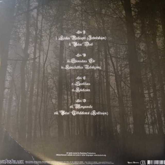 Belus - Burzum music collectible [Barcode 803341320734] - Main Image 2