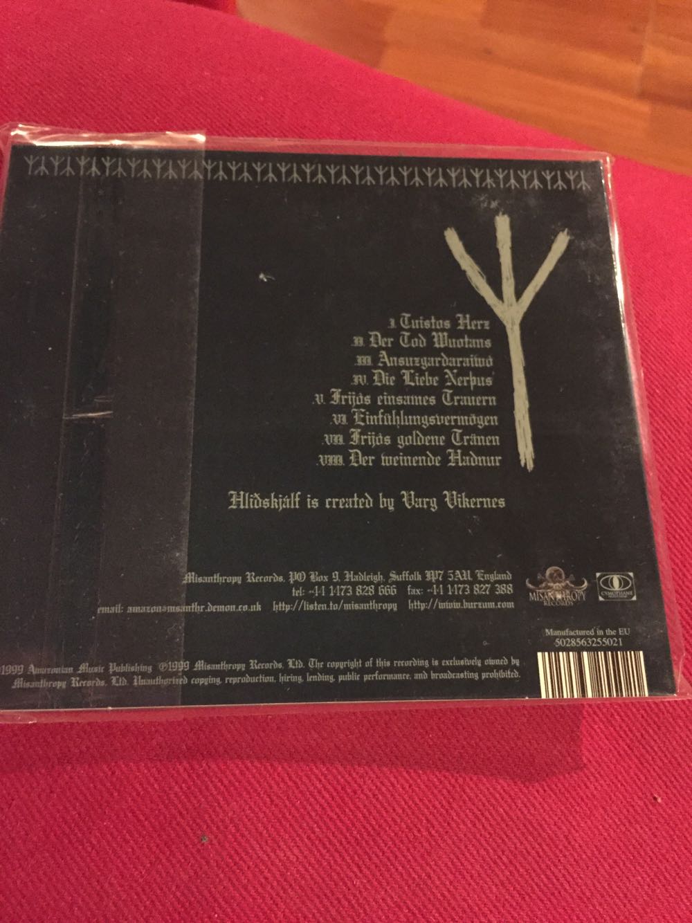 Hlidskjalf - Burzum (CD) music collectible - Main Image 2
