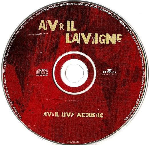 Avril Live Acoustic - Avril Lavigne (CD) music collectible [Barcode 755174884528] - Main Image 3