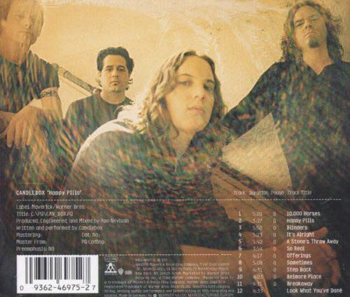 Happy Pills - Candlebox (CD - 57) music collectible [Barcode 093624697527] - Main Image 2