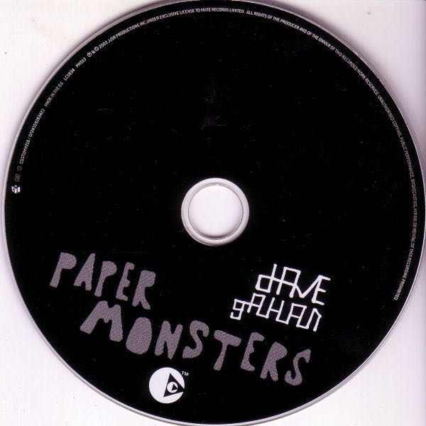 Paper Monsters - Gahan Dave (CD - 48) music collectible [Barcode 093624849223] - Main Image 3