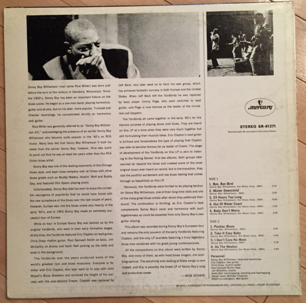 Eric Clapton And The Yardbirds - Eric Clapton (12”) music collectible - Main Image 2