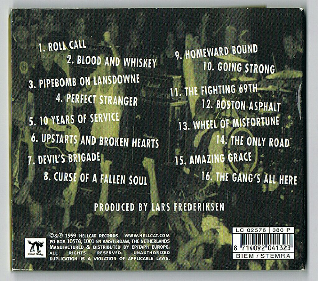 The Gangs All Here - Dropkick Murphys (CD - 43) music collectible [Barcode 8714092041323] - Main Image 2