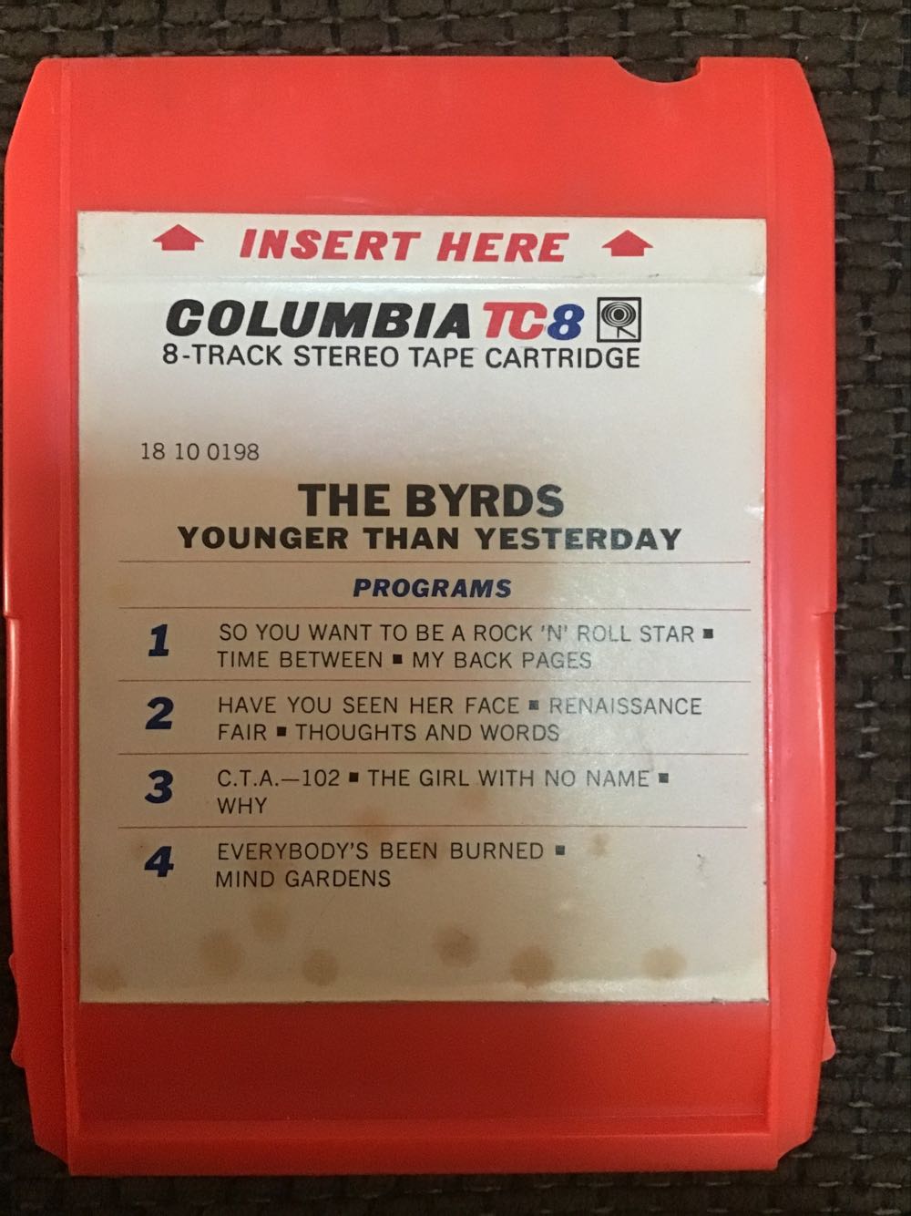 Younger Than Yesterday - Byrds, The (8-Track Cartridge) music collectible [Barcode 5099746704520] - Main Image 2