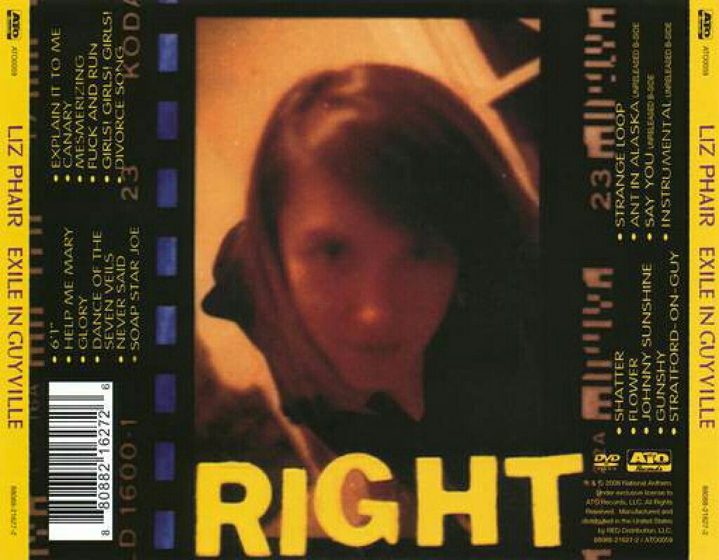Exile In Guyville - Liz Phair (CD - 56) music collectible [Barcode 724352322725] - Main Image 2