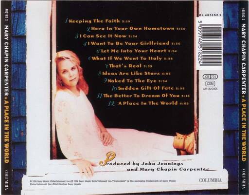 A Place In The World - Mary Chapin Carpenter (CD) music collectible - Main Image 2