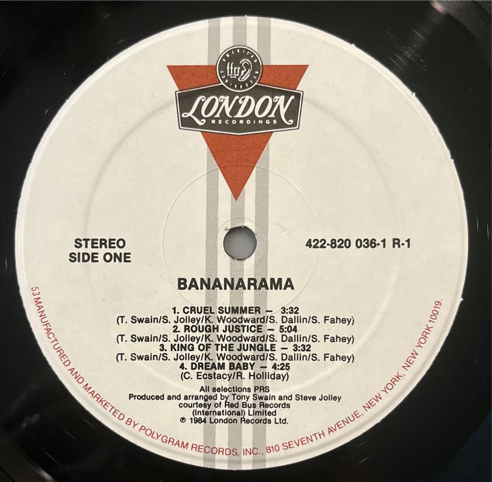 Bananarama - Bananarama (12”) music collectible [Barcode 042282003614] - Main Image 3