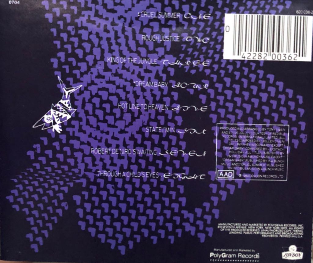 Bananarama - Bananarama (CD - 37) music collectible [Barcode 042282003621] - Main Image 2