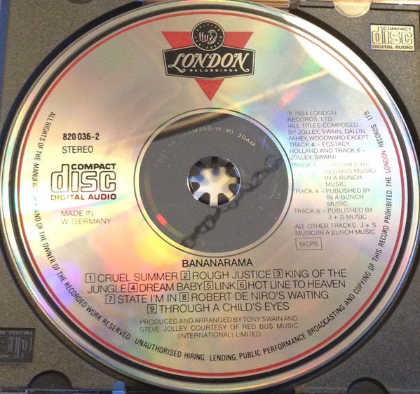 Bananarama - Bananarama (CD - 37) music collectible [Barcode 042282003621] - Main Image 3