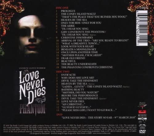 Love Never Dies - Webber, Andrew Lloyd (CD - 133) music collectible [Barcode 602527248011] - Main Image 2