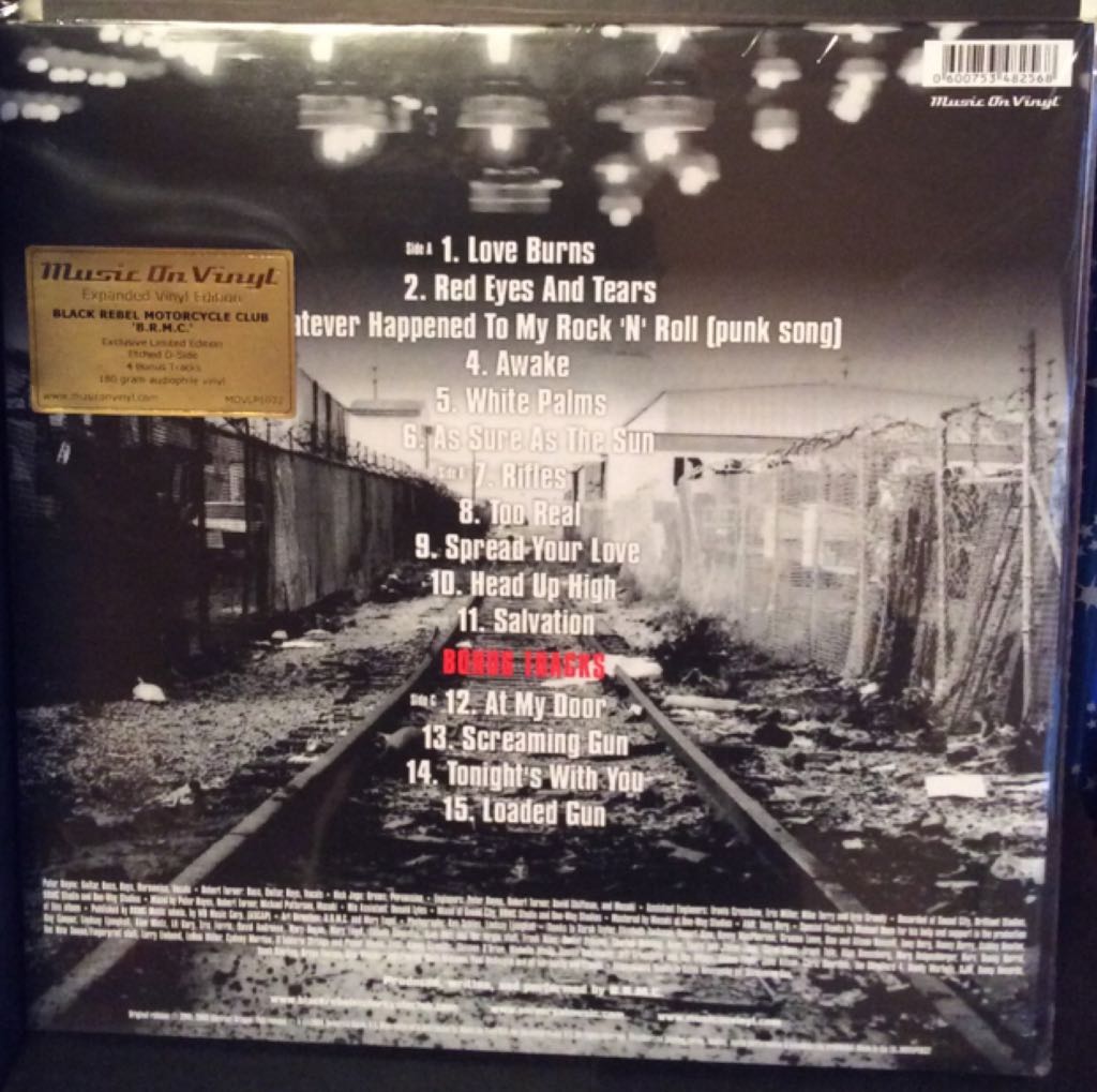 B.R.M.C. - Black Rebel Motorcycle Club (12”) music collectible [Barcode 600753482568] - Main Image 2