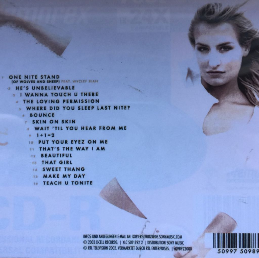 Unbelievable - Sarah Connor (CD) music collectible [Barcode 5099750989227] - Main Image 2