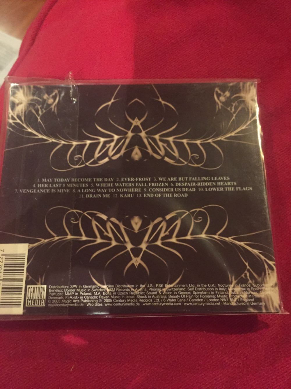 Funeral Album, The - Sentenced (CD-R - 50) music collectible [Barcode 7277017754681] - Main Image 2