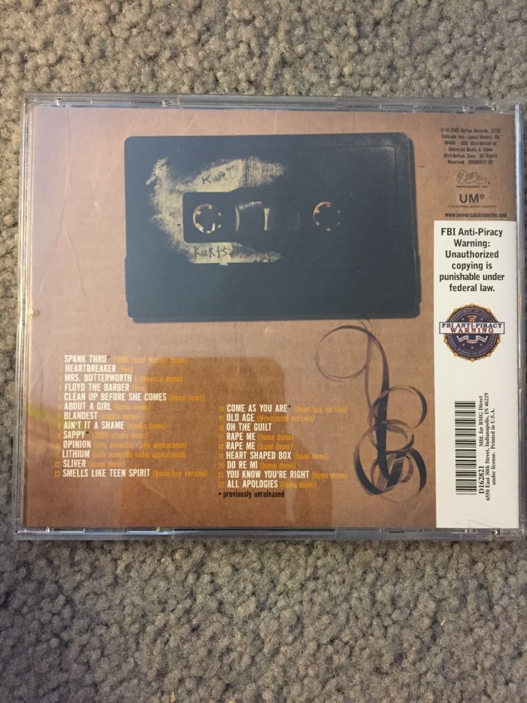 Nirvana. Sliver - Nirvana (CD) music collectible - Main Image 2