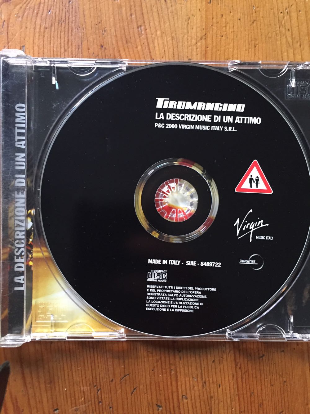 La Descrizione Di Un Attimo - Tiromancino (CD) music collectible [Barcode 724384897222] - Main Image 3