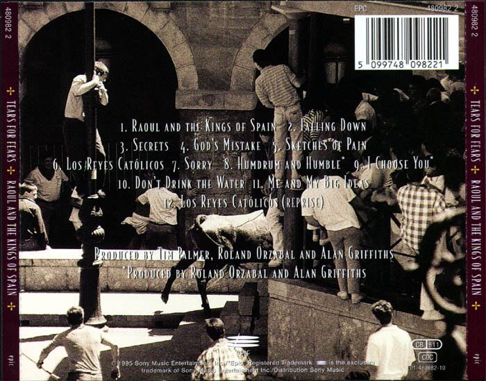 Raoul And The Kings Of Spain - Tears For Fears (CD - 51) music collectible [Barcode 074646731826] - Main Image 2