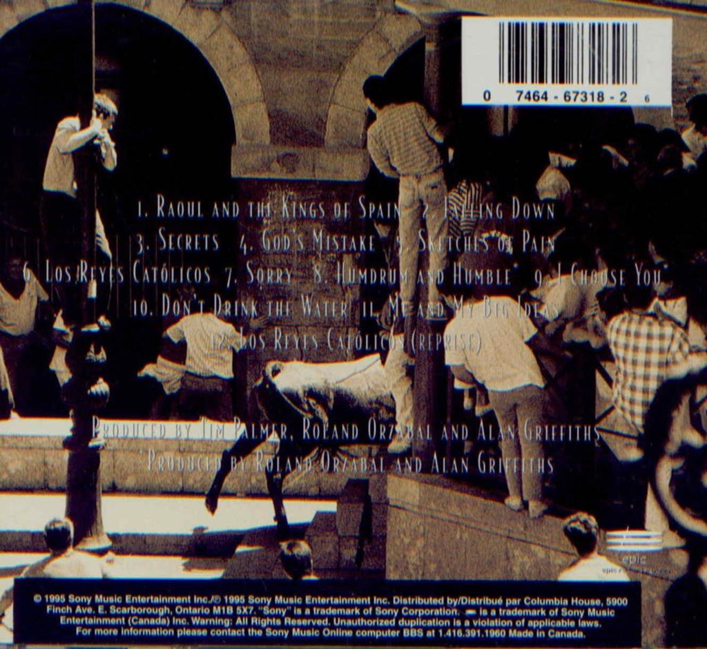 Raoul And The Kings Of Spain - Tears For Fears (CD) music collectible [Barcode 9399700004618] - Main Image 2