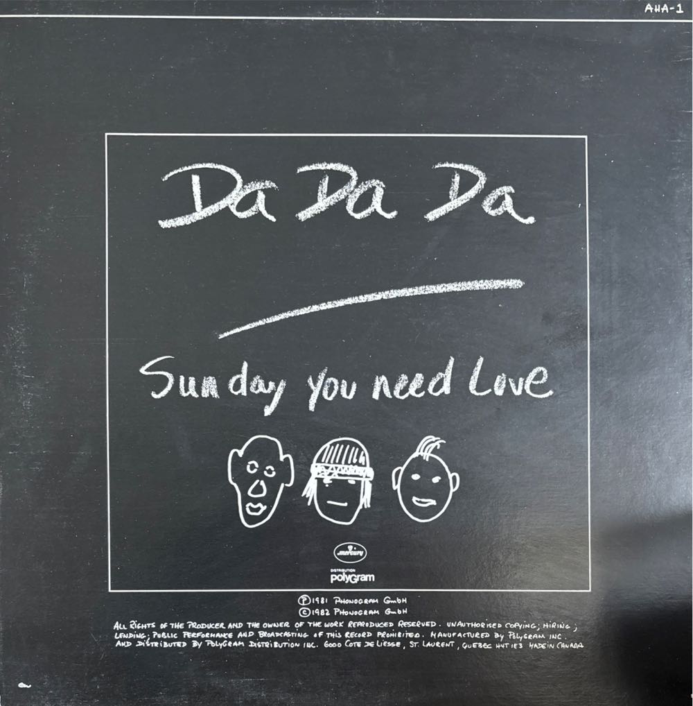 Da Da Da - Trio (12”) music collectible - Main Image 2