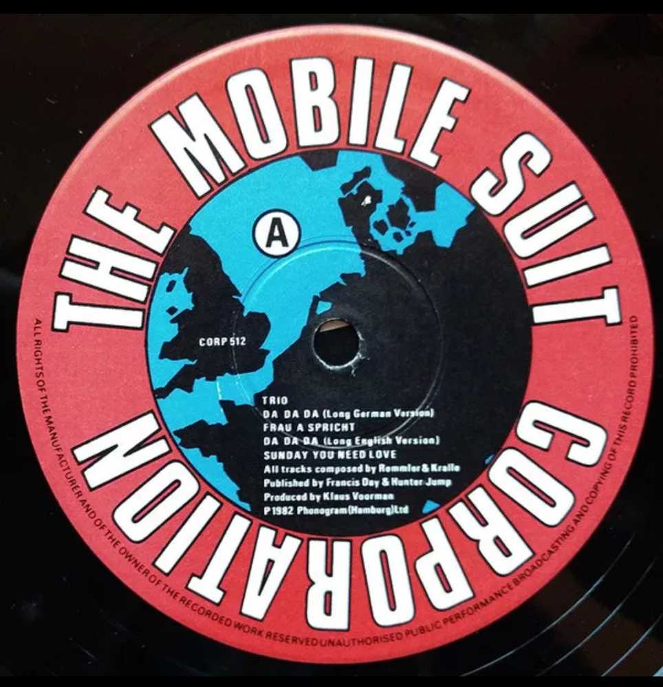 04 - 12” Single - Trio - Da Da Da - Trio (12” - 16) music collectible - Main Image 3