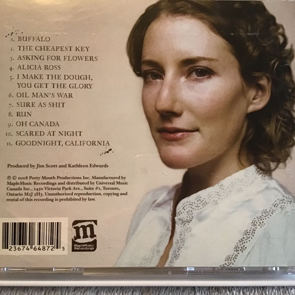 Asking For Flowers - Kathleen Edwards (CD) music collectible [Barcode 823674648725] - Main Image 2