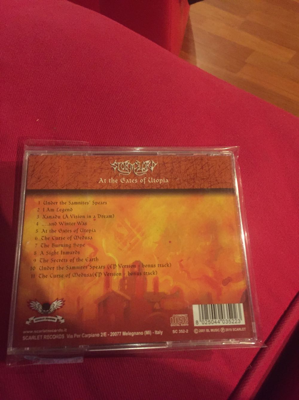 At the Gates of Utopia - Stormlord (CD) music collectible [Barcode 8025044003727] - Main Image 2