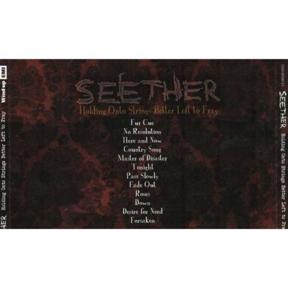 Holding Onto Strings Better Left To Fray - Seether (CD - 46) music collectible [Barcode 601501325021] - Main Image 2