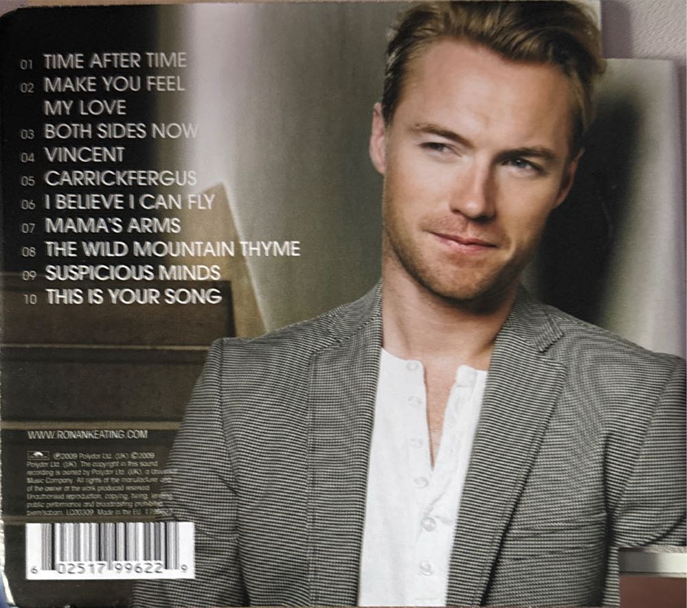 Songs For My Mother - Ronan Keating (CD) music collectible [Barcode 602517996229] - Main Image 2