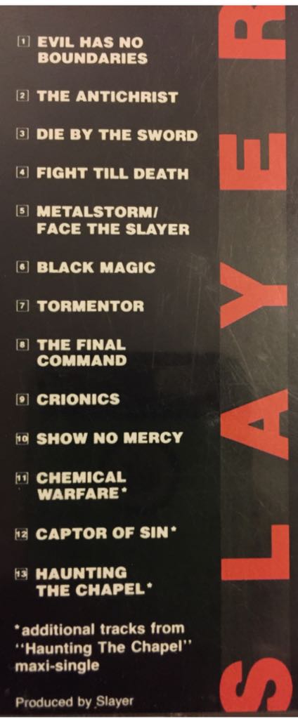 Slayer - Show No Mercy - Slayer (CD - 41) music collectible [Barcode 018777103428] - Main Image 2