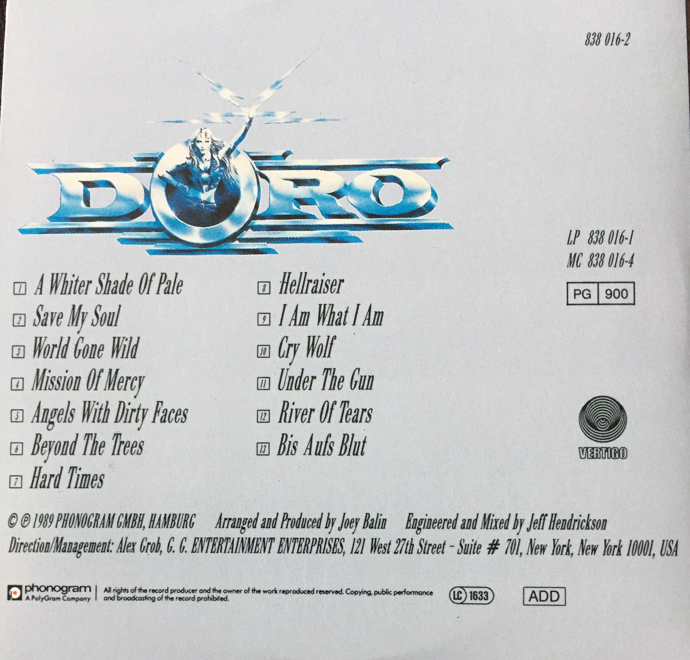 Force Majeure - Doro (12”) music collectible [Barcode 042283801615] - Main Image 2