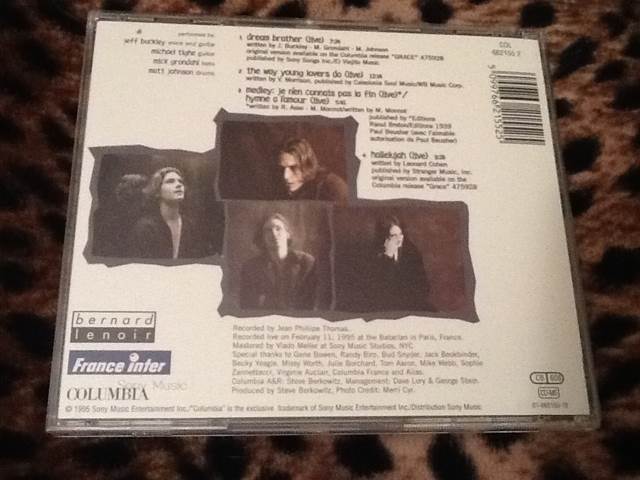 Live From The Bataclan (France) - Buckley, Jeff (CD) music collectible [Barcode 5099766215525] - Main Image 2