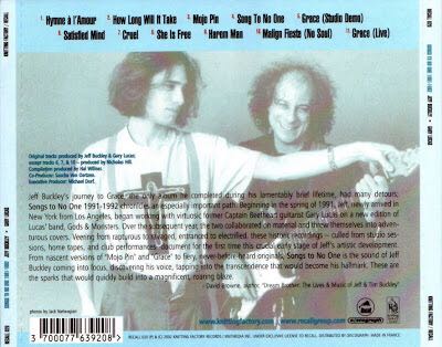 Songs To No One - Buckley,  Jeff (CD) music collectible [Barcode 823276200628] - Main Image 2