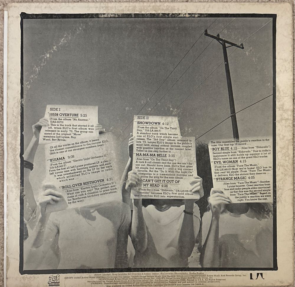 Electric Light Orchestra - Ole ELO - Electric Light Orchestra (12” - 49) music collectible - Main Image 4