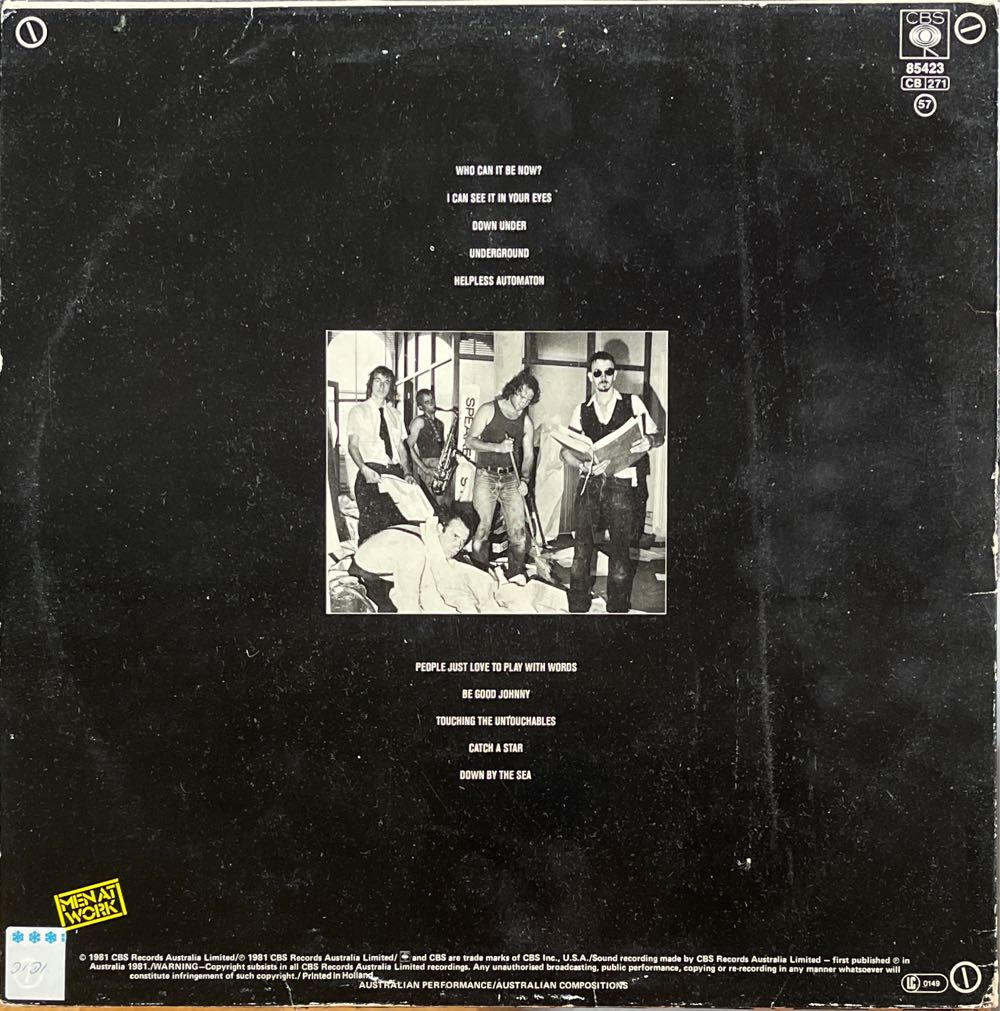 Business As Usual - Men At Work (12”) music collectible - Main Image 2