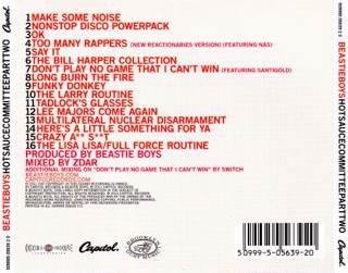 Hot Sauce Committee Part Two - Beastie Boys (MP3 - 47) music collectible [Barcode 5099902877327] - Main Image 2