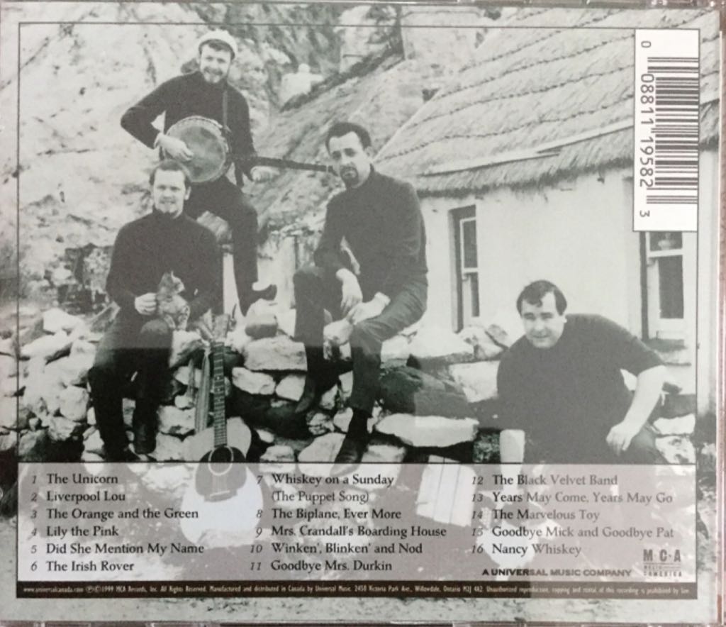 The Best of the Irish Rovers - Irish Rovers (CD) music collectible [Barcode 008811195823] - Main Image 2