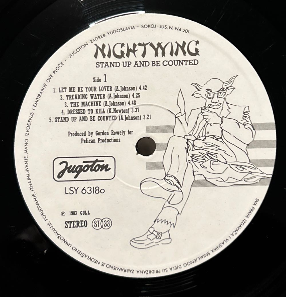 Stand Up and Be Counted (Vinyl) - Nightwing (12”) music collectible [Barcode 5036408003874] - Main Image 3