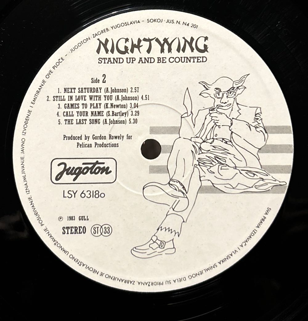 Stand Up and Be Counted (Vinyl) - Nightwing (12”) music collectible [Barcode 5036408003874] - Main Image 4