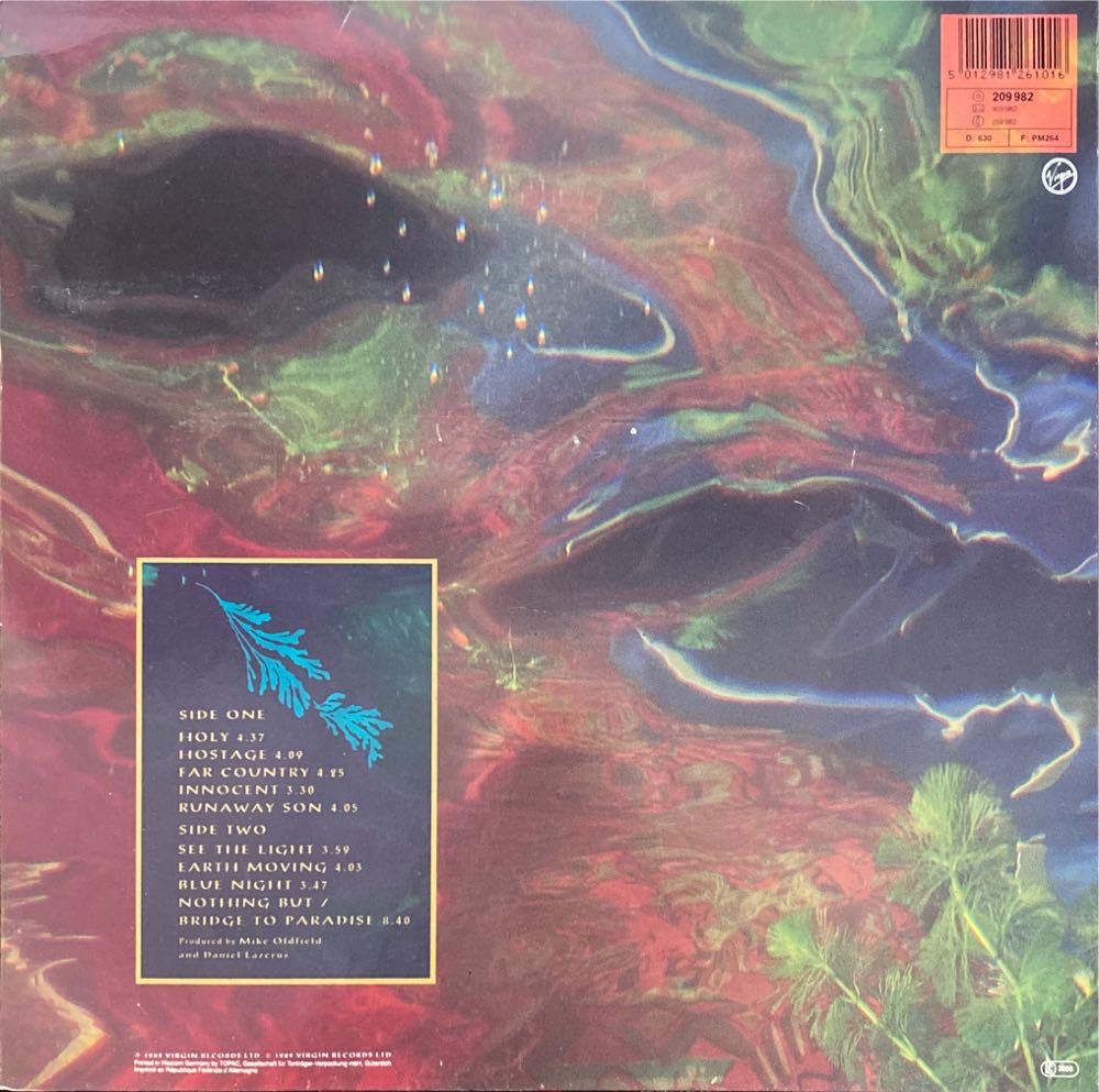 Earth Moving - Mike Oldfied (12”) music collectible [Barcode 5012981261016] - Main Image 2