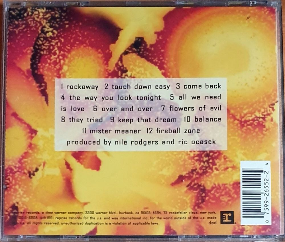 Fireball Zone - Ric Ocasek (CD - 55) music collectible [Barcode 075992655224] - Main Image 2