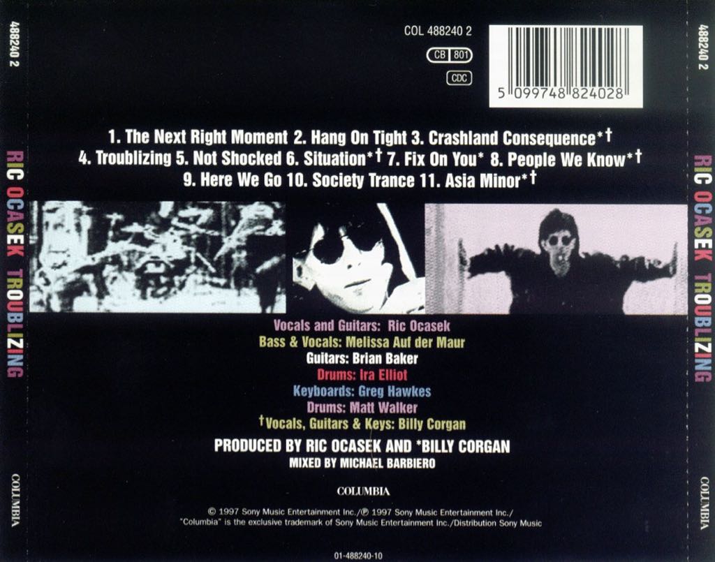 Troublizing - Ocasek, Ric (CD) music collectible [Barcode 074646796221] - Main Image 2
