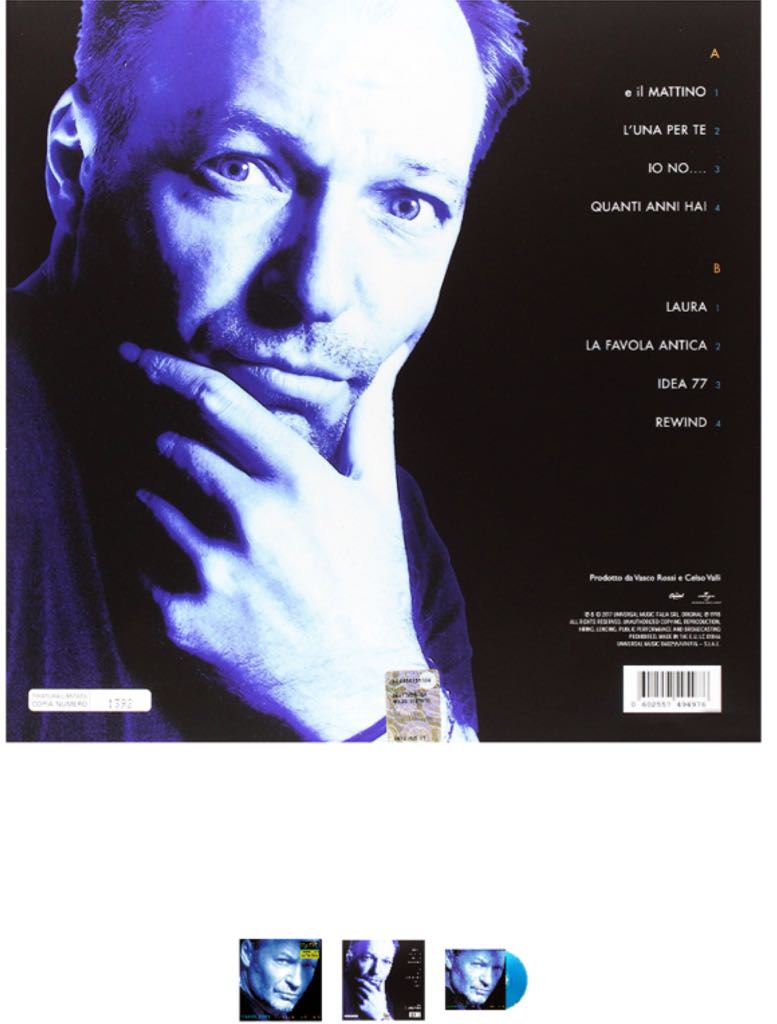 Canzoni Per Me - Vasco Rossi (12”) music collectible [Barcode 602557494976] - Main Image 2